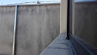 sexy colombian cuñada showers and spots me watching 😏🛁