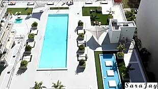 Sara Jay's Curvy Milf Body Quivers as Best Close-Up Tongue Fucks Her Huge Tits Pussy to Squirting Orgasms