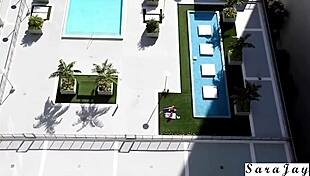 Sara Jay's Curvy Milf Body Quivers as Best Close-Up Tongue Fucks Her Huge Tits Pussy to Squirting Orgasms