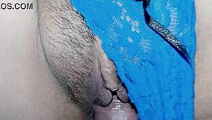 Hot Horny Teen Stepdaughter Seduces in Sexy Sky Blue Lingerie POV