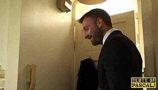 Stalker Deepthroats British Submissive Roughly After Hunt