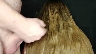 I came all over my stepmom's long shaved hair and she just smiled swallowing taboo mommy roleplay