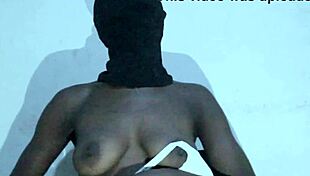 skinny amateur plays with her natural tits solo