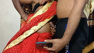 old muslim bhabhi sneaks fun with lover while husband waits at home