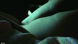 horny wife moans loud getting deep massage turning into pussy pounding session