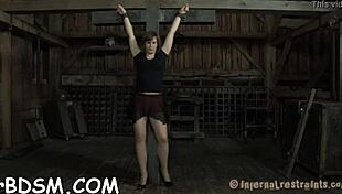 wet slut bound for rough cunt fucking in hardcore sadomasochism games!!