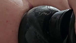 watch his massive asshole gape wide open after huge anal toys