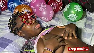 christmas eve i fucked this curvy ebony slut with toys and spanking