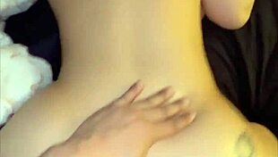 Real Homemade Interracial Big Cock Pounds Curvy Asian Ass Doggystyle POV Creampie