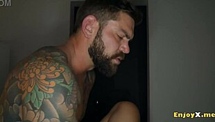 Thick-titted hairy latina unleashes brutal pussy licking and rough titty fucking