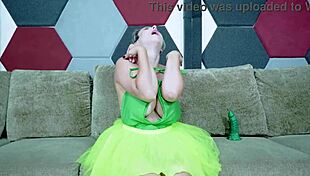 i'm sininho tinkerbell going 0 pussy 100 prolapse anal toy play 😩🍑