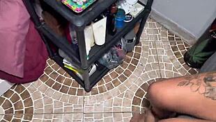 brazilian wife calls nerdy redhead for wild interracial bisexual threesome fuck