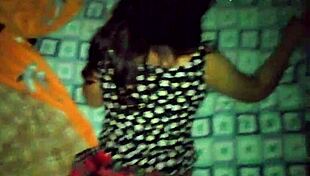 my latina cousin bent over bed on birthday takes hard doggystyle pounding