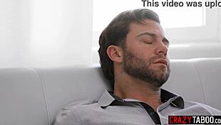 kimmy kimm's big ass spanked red before she sucks and bounces on thick cock hard