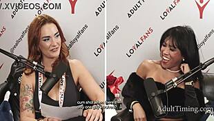 Fun podcast reunites Ember Snow with pornstar pals