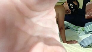 rough prone bone pounding screams from juicy hairy asian milf