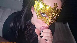 millie fox gulps her biggest thick white load