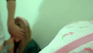 Classroom Big Ass Student Convinced for Hard Mouth Fuck and Creampie!