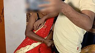 old muslim bhabhi sneaks fun with lover while husband waits at home