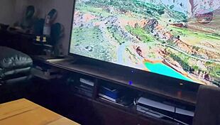 dads cheating so stepmom milf gets even sucking huge cock cum in mouth submissive moaning brunette