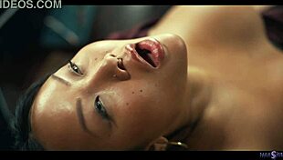 that tattooed bbw connie perignon turns big tits latina penny park into her obedient foot slave for rough lesbian domination