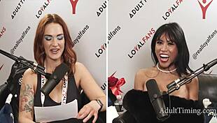 Fun podcast reunites Ember Snow with pornstar pals