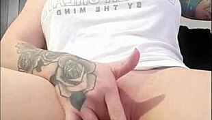 Redhead Fingers Swollen Clit Till Orgasm Watching Porn Full Vid