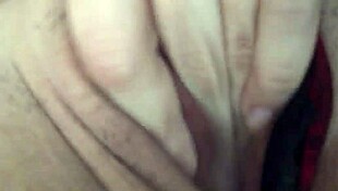 Fat pussy lips spread wide for intense solo masturbation tease