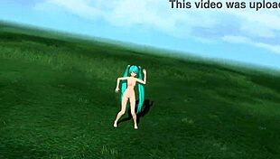 imagine hatsune miku's big tits and ass fully nude in levan polka diva mod