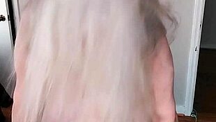 sexy bbw bends stretches naked in morning yoga fat tits ass jiggling wildly!