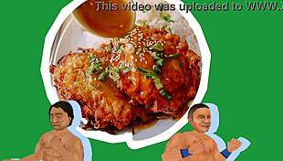 Nico Moron Fights in False Hood with Chinese Food Wrestling Action