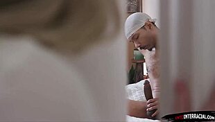 milf catches tenant stroking bbc, decides to suck eagerly