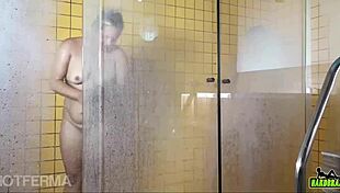 hot sisters get gangbanged bareback by friends in wild orgy shower
