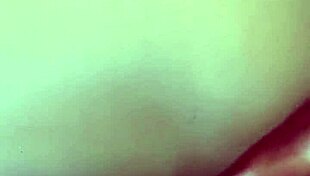 Ebony babe strokes monster cock footjob