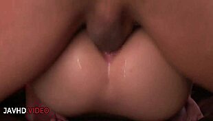 shaved pussy yuu tsujii's passionate creampie ride turns anal 🔥🍑💦
