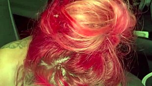 Real redhead hooker fucked bareback cums inside her! 🔥💦