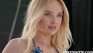 kaisa nord busty blonde model deepthroats hard cock outdoor titty fuck