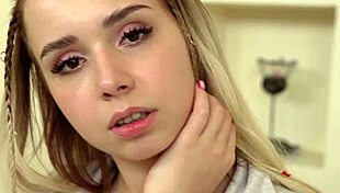 Monster cock ravages 18yo annasteisa cherry's round ass with deep gape cumshot