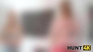 hunt4k. blonde teen slut ditches cuckold girlfriend for landlord's monster cock in first time anal