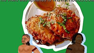 Nico Moron Fights in False Hood with Chinese Food Wrestling Action