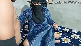 Muslim girl rips clothes for delivery boy hardcore pussy fuck