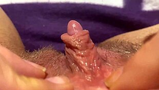 Big Clitoris Pulses Through Massive Orgasm Climax