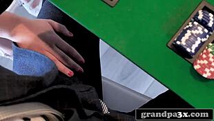 hey those three kinky old dudes fuckin this young busty teen after poker 😈🍑💦