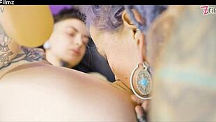 Shy Goth Punk Tries Anal Fingering First Time with Toys