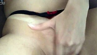 Fat pussy lips spread wide for intense solo masturbation tease