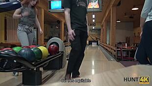 Hunt4k Lucky Fucker Scores Epic Bowling Alley Pickup Fuck!