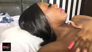 Ebony Girlfriend Licks Juicy Pussy Bringing Back Happiness