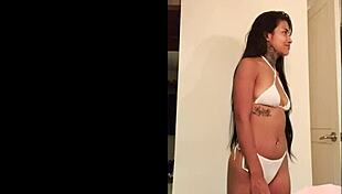 skinny colombian latina slut tries first time anal in porn casting