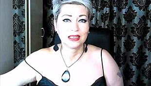 watch my mature wife work webcam as squirting whore with dildo closeups