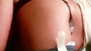 watch my married neighbor milf's big ass take rough creampie doggystyle rides